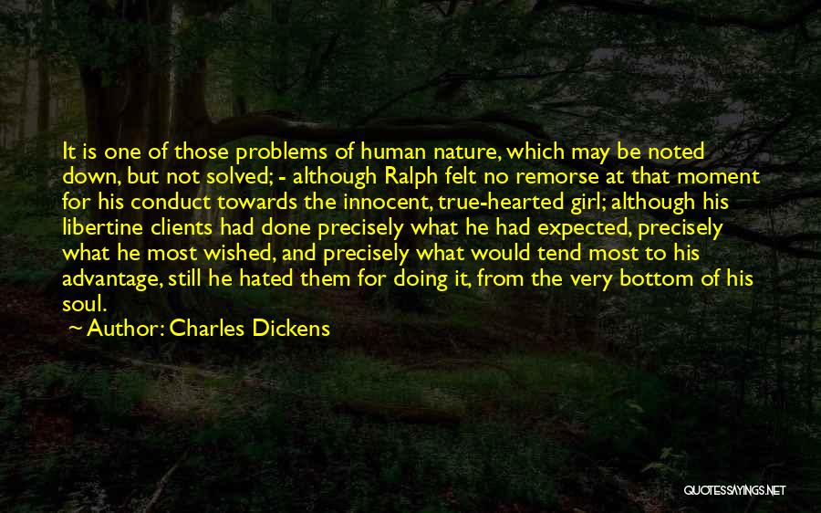 Character Of Girl Quotes By Charles Dickens