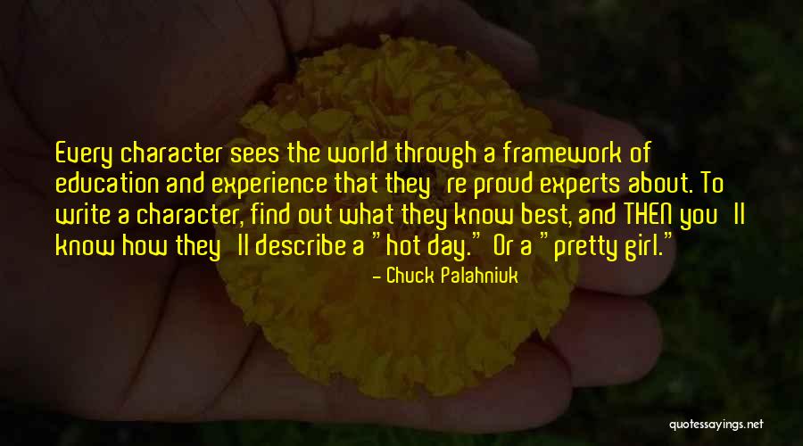 Character Of Girl Quotes By Chuck Palahniuk