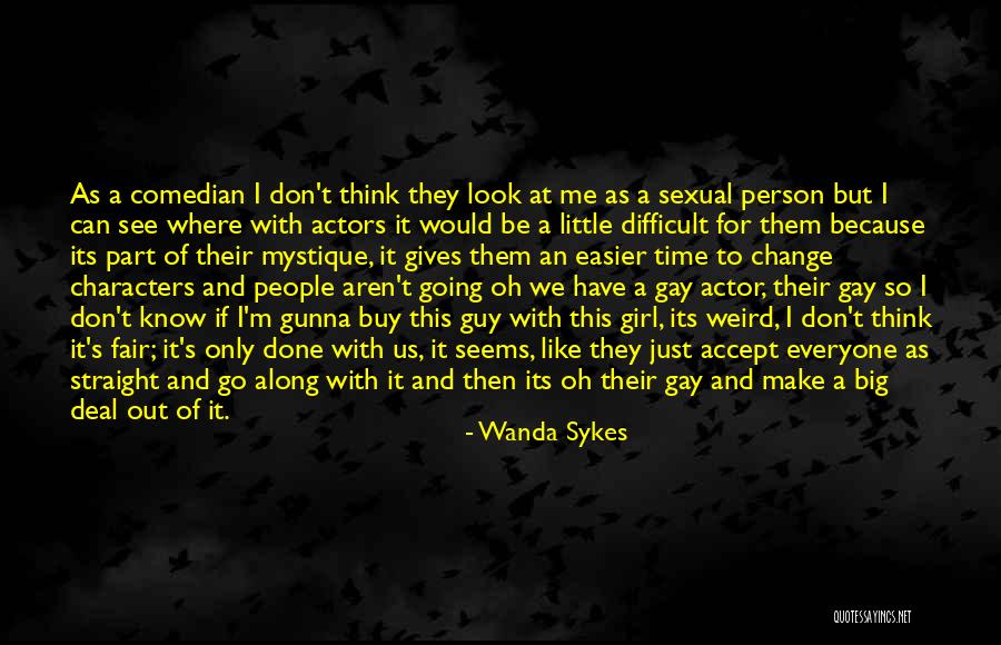 Character Of Girl Quotes By Wanda Sykes Character Of Girl Quotes By Wanda Sykes