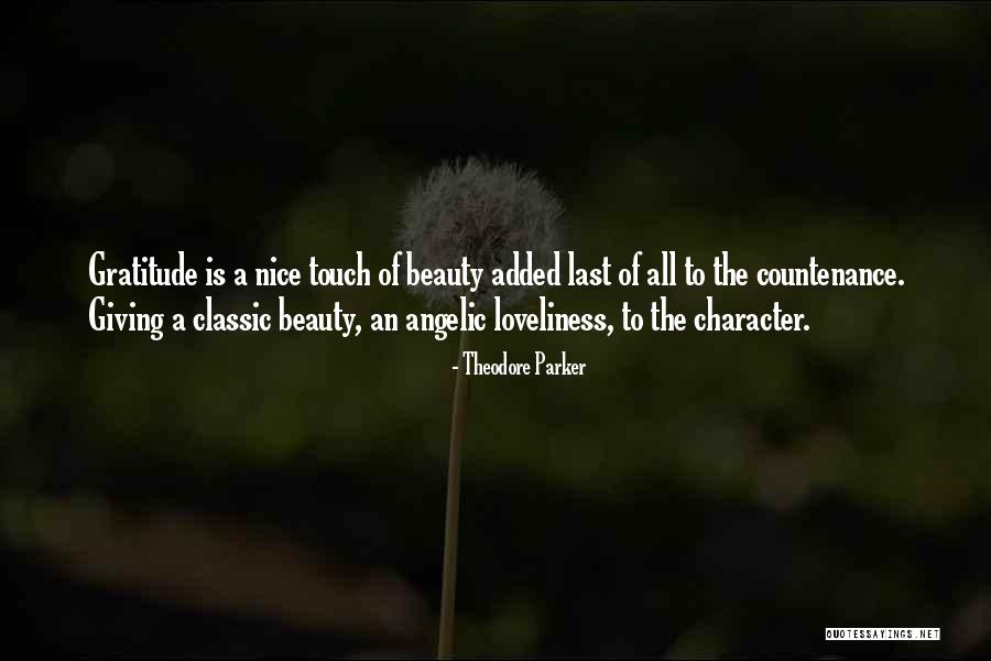 Character Over Beauty Quotes By Theodore Parker Character Over Beauty Quotes By Theodore Parker
