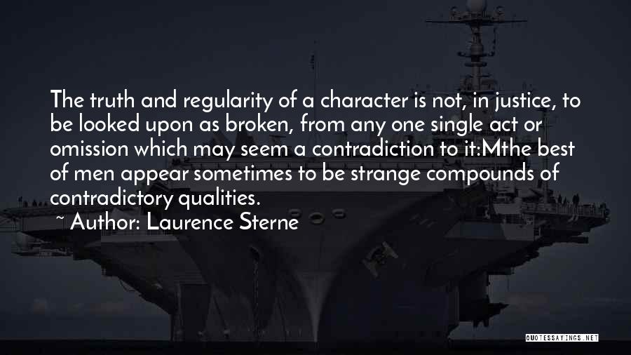 Character Qualities Quotes By Laurence Sterne