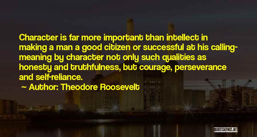 Character Qualities Quotes By Theodore Roosevelt