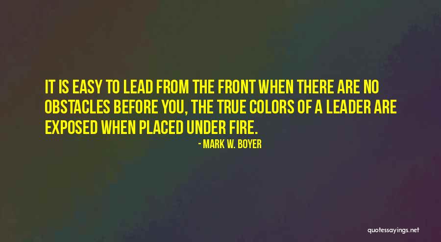 Characteristics Of A Leader Quotes By Mark W. Boyer Characteristics Of A Leader Quotes By Mark W. Boyer