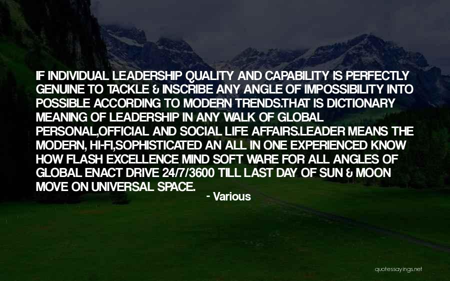 Characteristics Of A Leader Quotes By Various Characteristics Of A Leader Quotes By Various