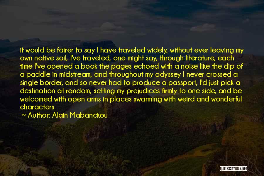 Characters In Books Quotes By Alain Mabanckou