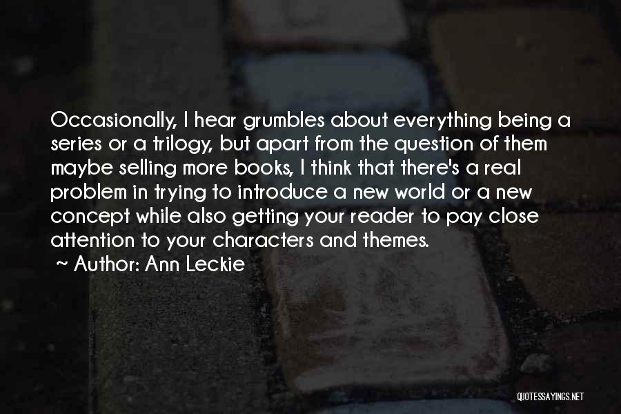 Characters In Books Quotes By Ann Leckie