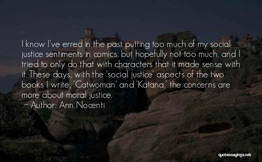 Characters In Books Quotes By Ann Nocenti