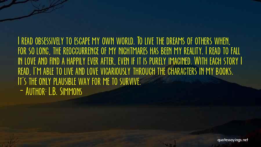 Characters In Books Quotes By L.B. Simmons