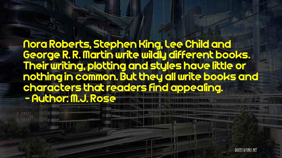 Characters In Books Quotes By M.J. Rose