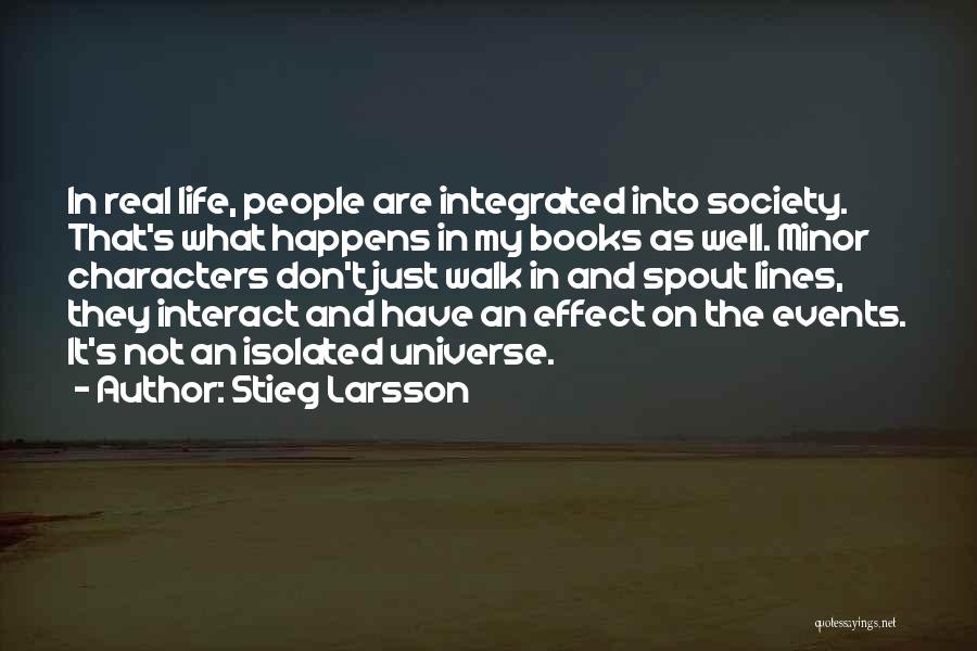 Characters In Books Quotes By Stieg Larsson