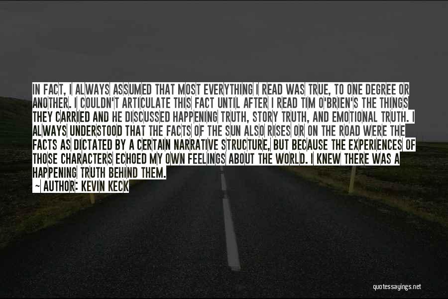 Characters In The Things They Carried Quotes By Kevin Keck