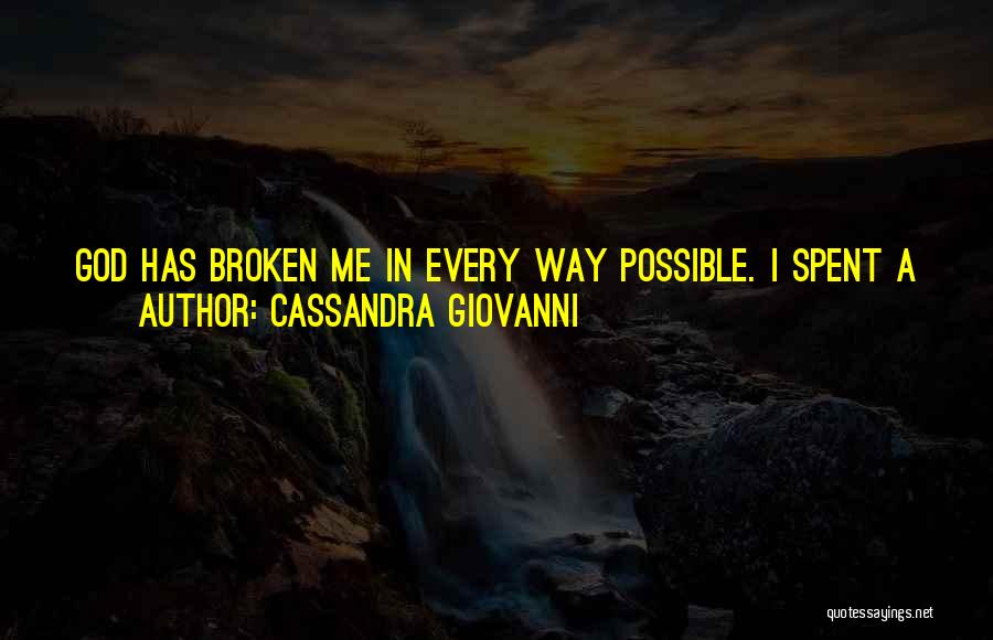 Charal Quotes By Cassandra Giovanni