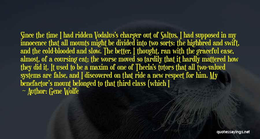 Charger Quotes By Gene Wolfe