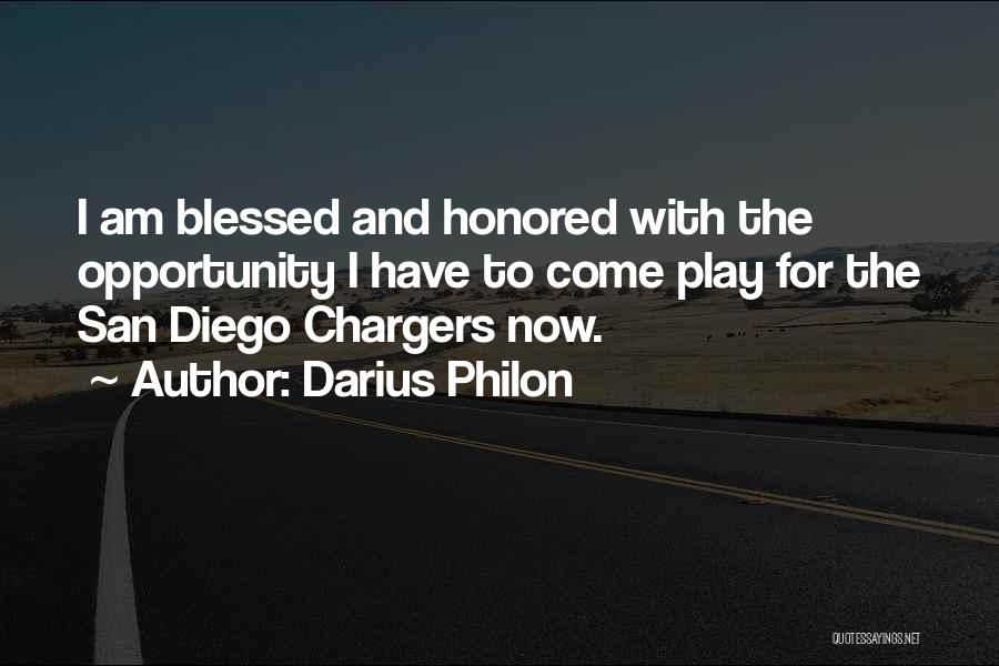 Chargers Quotes By Darius Philon