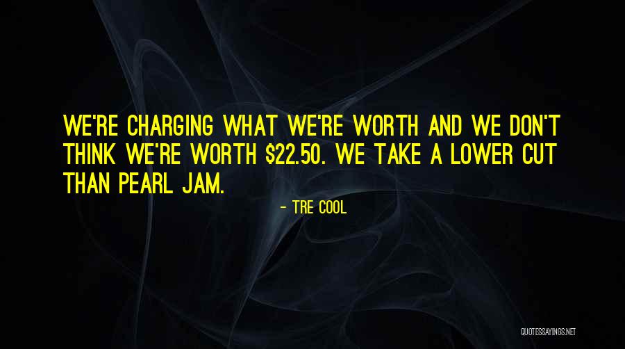 Charging Your Worth Quotes By Tre Cool Charging Your Worth Quotes By Tre Cool