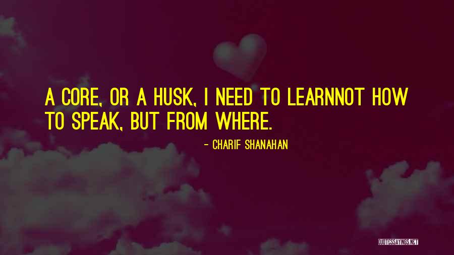 Charif Shanahan Quotes 471144