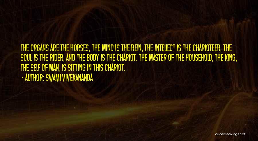 Charioteer Quotes By Swami Vivekananda
