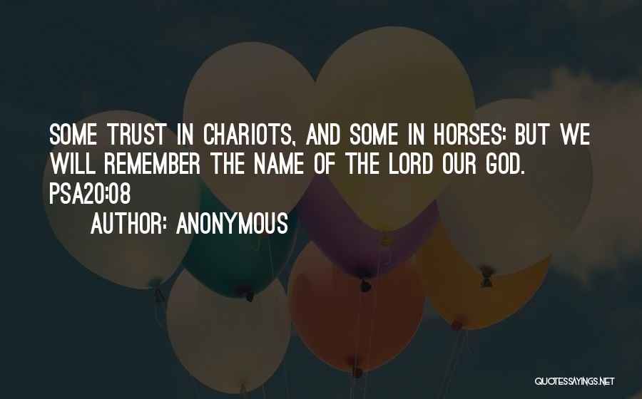 Chariots Quotes By Anonymous