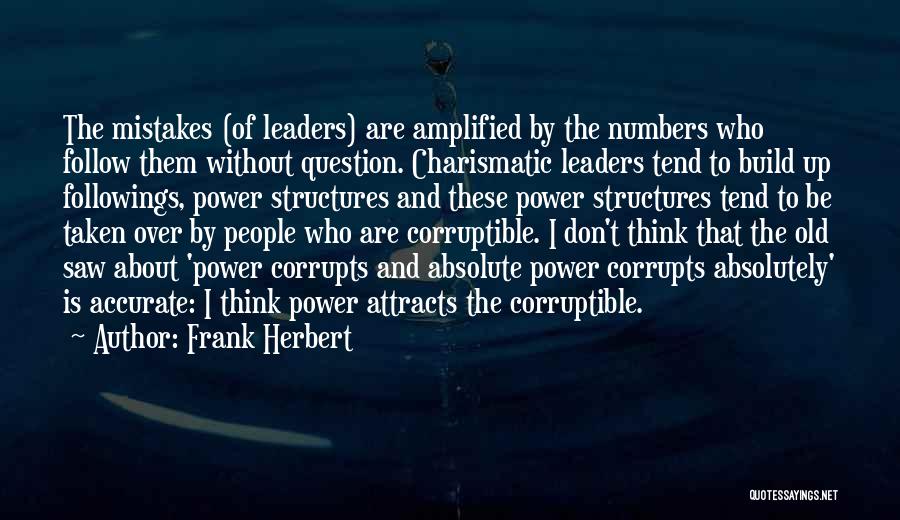 Charismatic Leaders Quotes By Frank Herbert