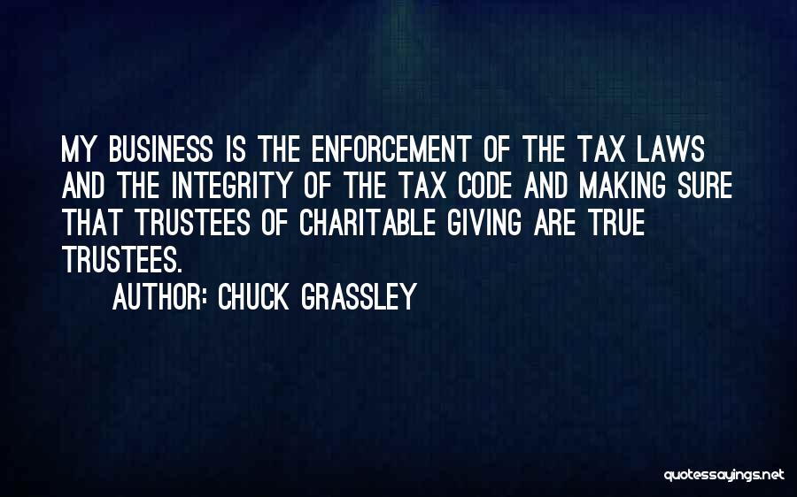 Charitable Quotes By Chuck Grassley