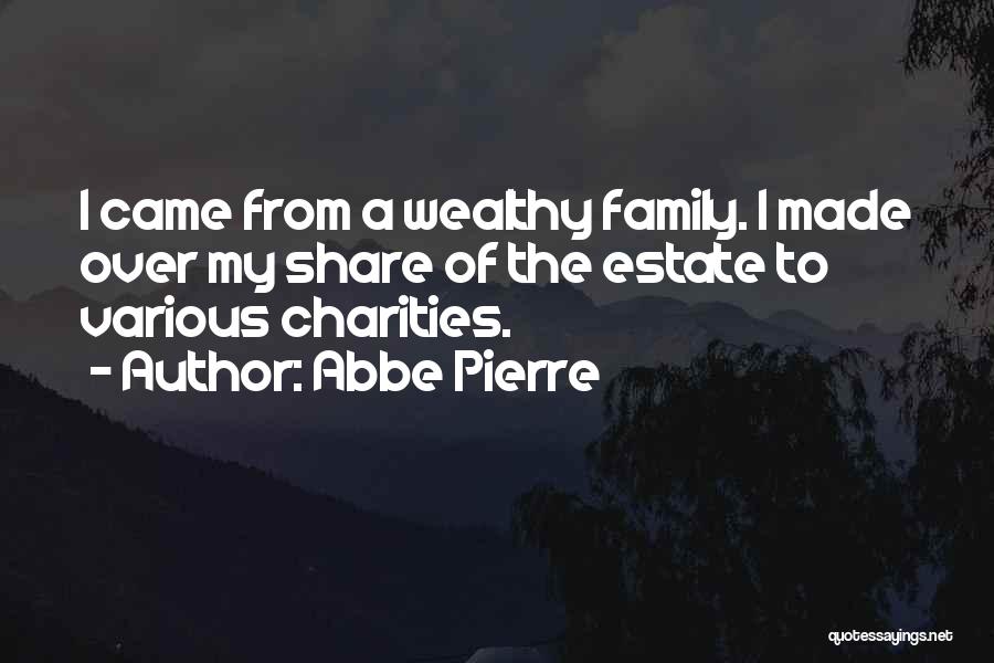 Charities Quotes By Abbe Pierre