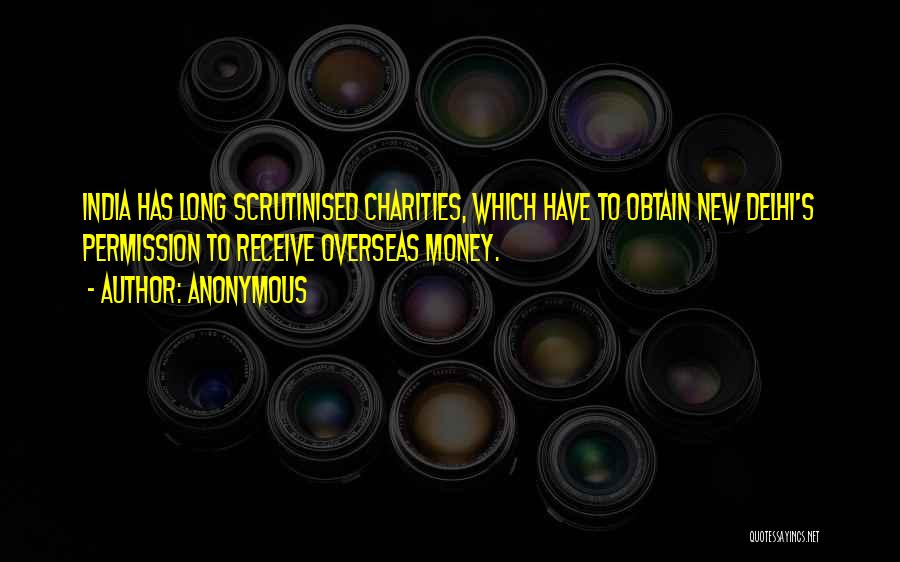 Charities Quotes By Anonymous