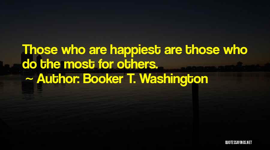 Charity And Helping Others Quotes By Booker T. Washington