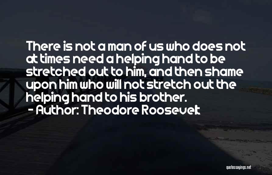 Charity And Helping Others Quotes By Theodore Roosevelt