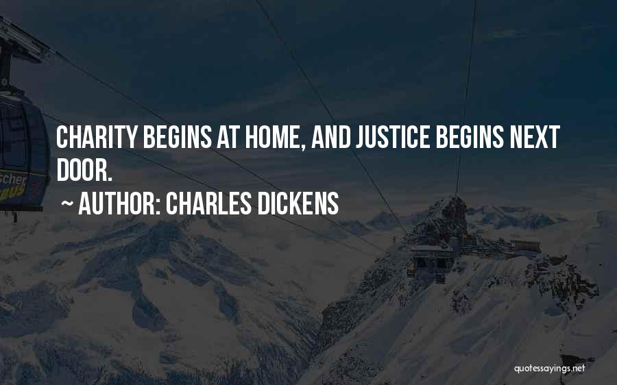 Charity And Justice Quotes By Charles Dickens