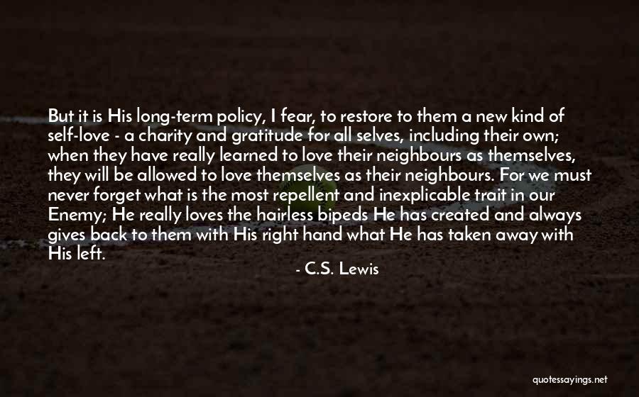 Charity And Love Quotes By C.S. Lewis