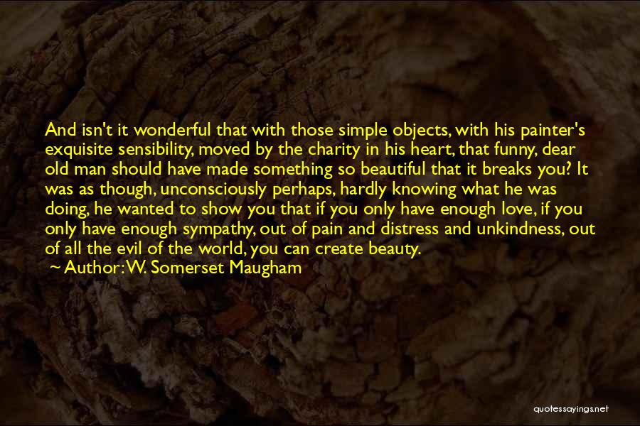 Charity And Love Quotes By W. Somerset Maugham