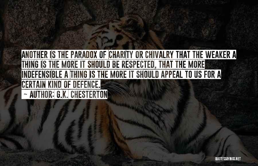 Charity Appeal Quotes By G.K. Chesterton