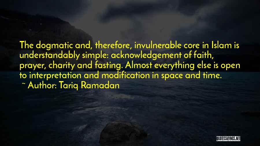 Charity In Ramadan Quotes By Tariq Ramadan