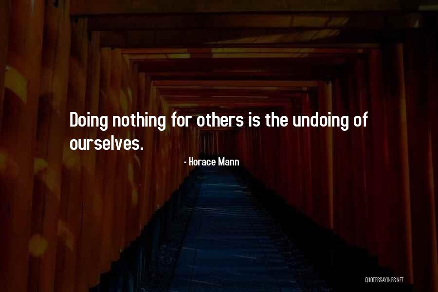 Charity Inspirational Quotes By Horace Mann