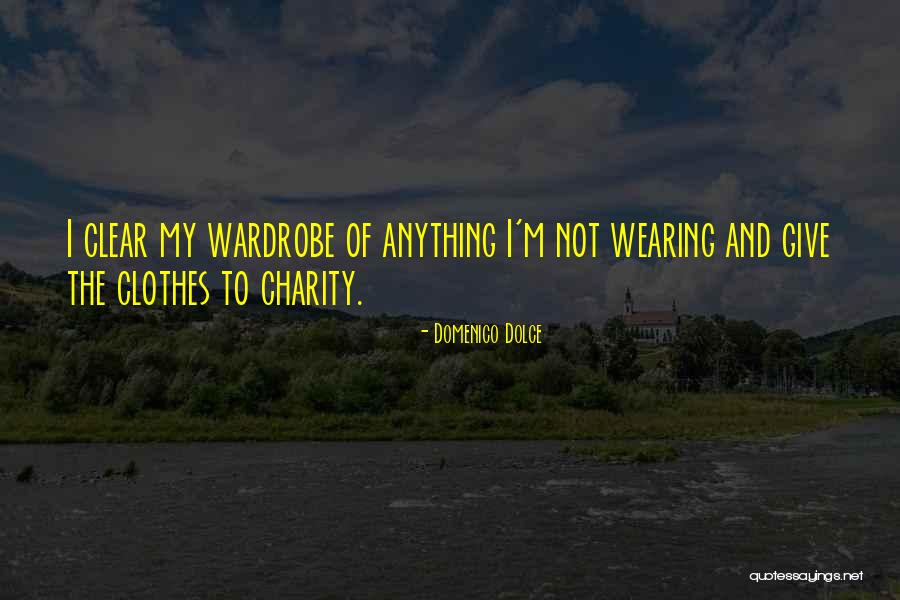 Charity Quotes By Domenico Dolce