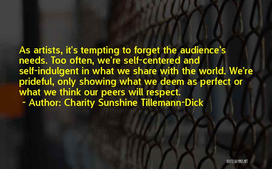 Charity Sunshine Tillemann-Dick Quotes 1369989