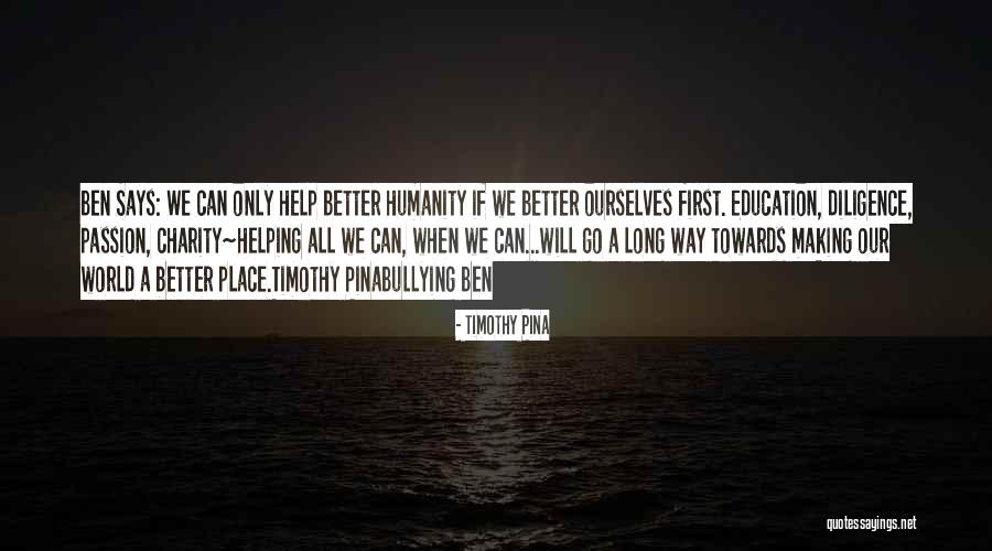 Charity With Panda Quotes By Timothy Pina Charity With Panda Quotes By Timothy Pina