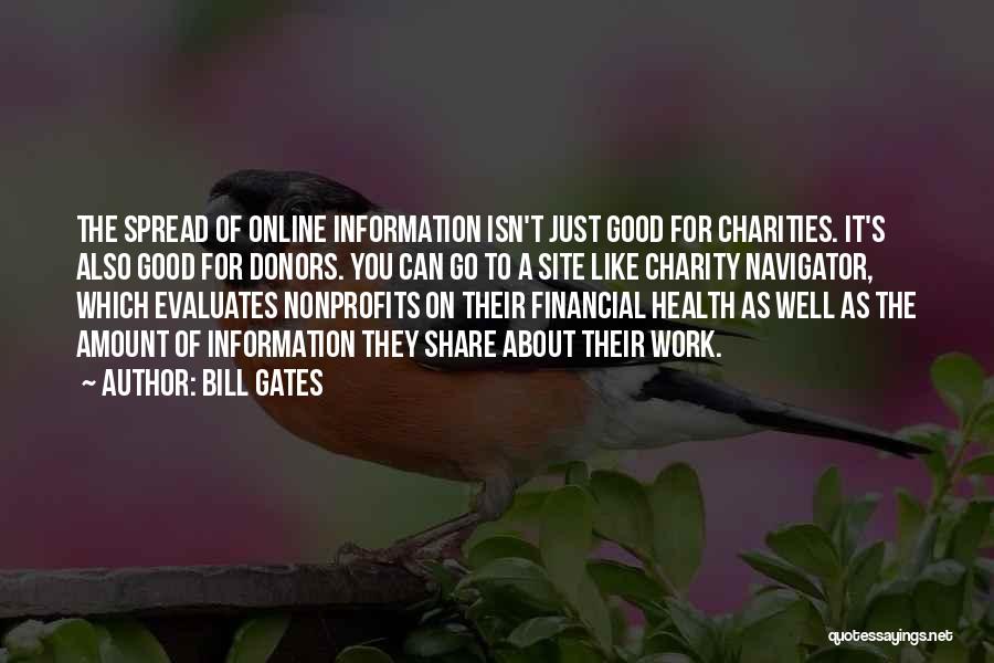 Charity Work Quotes By Bill Gates