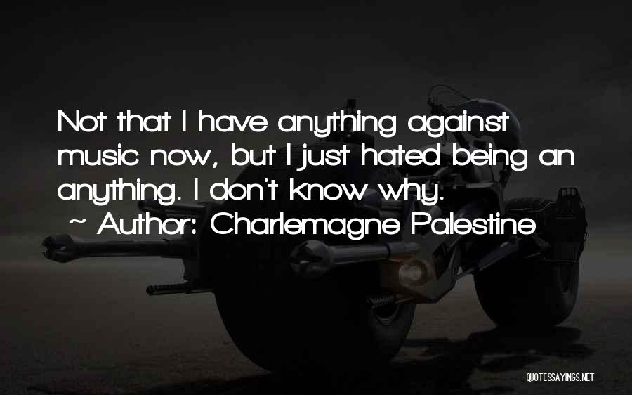 Charlemagne Palestine Quotes 246553