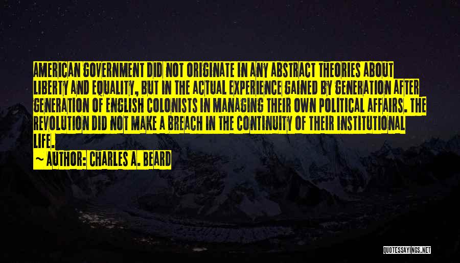 Charles A. Beard Quotes 2028129