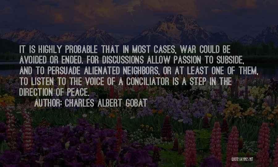 Charles Albert Gobat Quotes 1815458