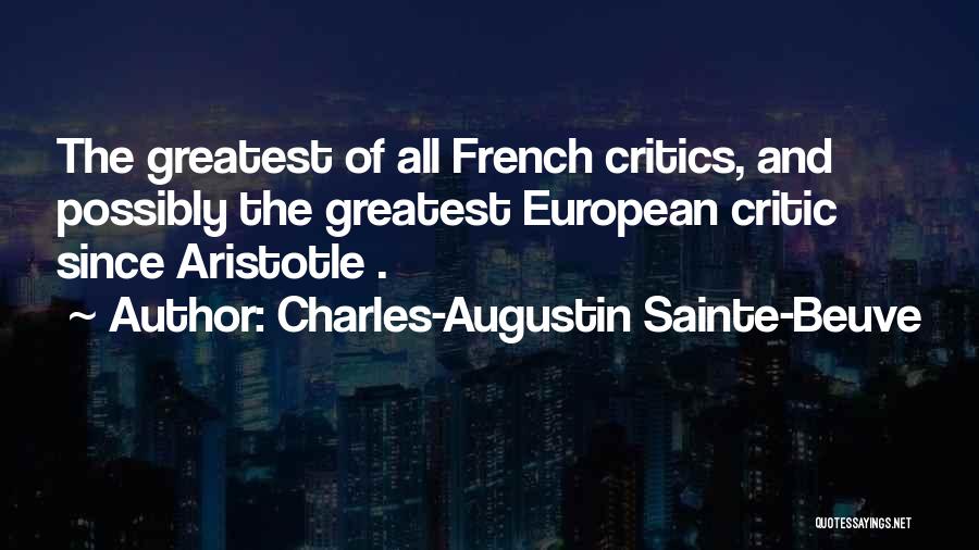 Charles-Augustin Sainte-Beuve Quotes 1959377