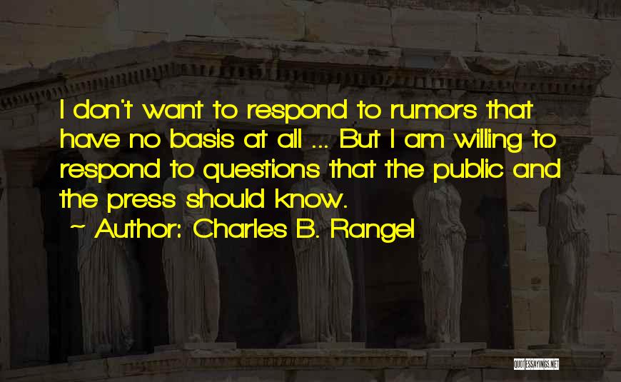 Charles B. Rangel Quotes 1234126
