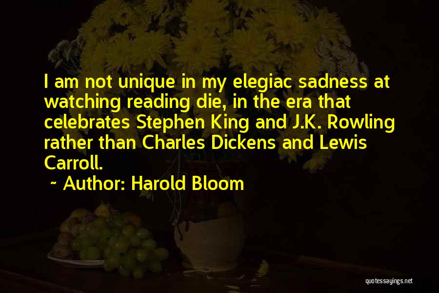 Charles Carroll Quotes By Harold Bloom