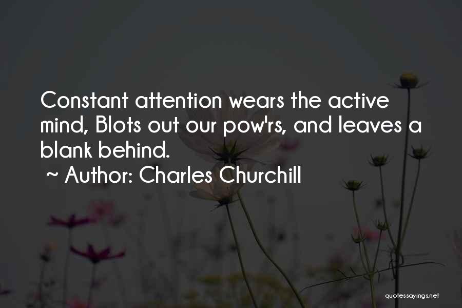 Charles Churchill Quotes 1254799