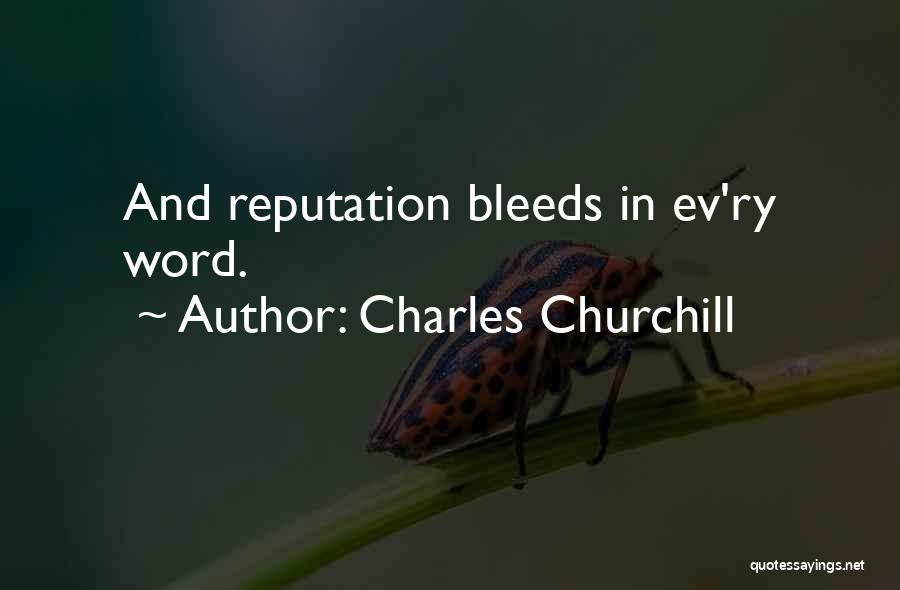 Charles Churchill Quotes 1666979