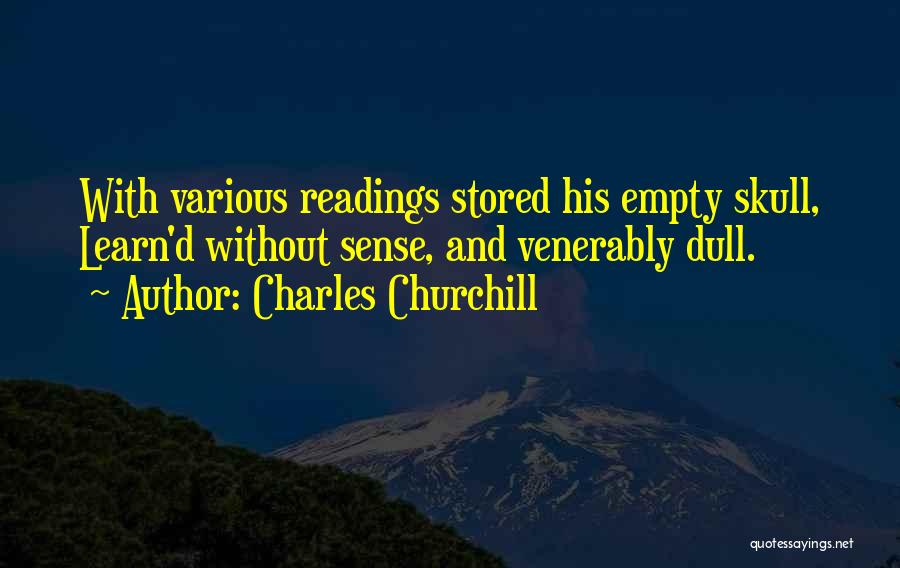 Charles Churchill Quotes 1977876