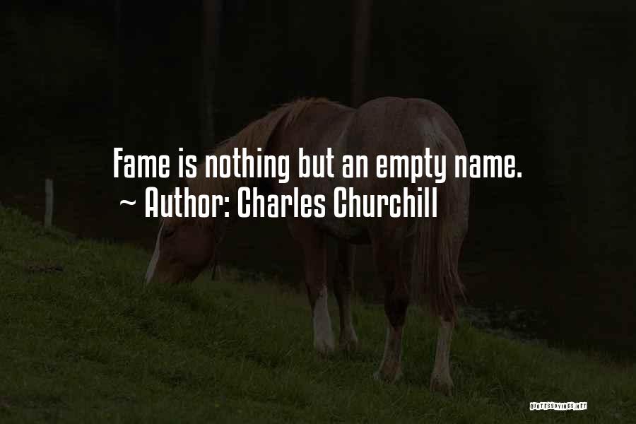 Charles Churchill Quotes 668129