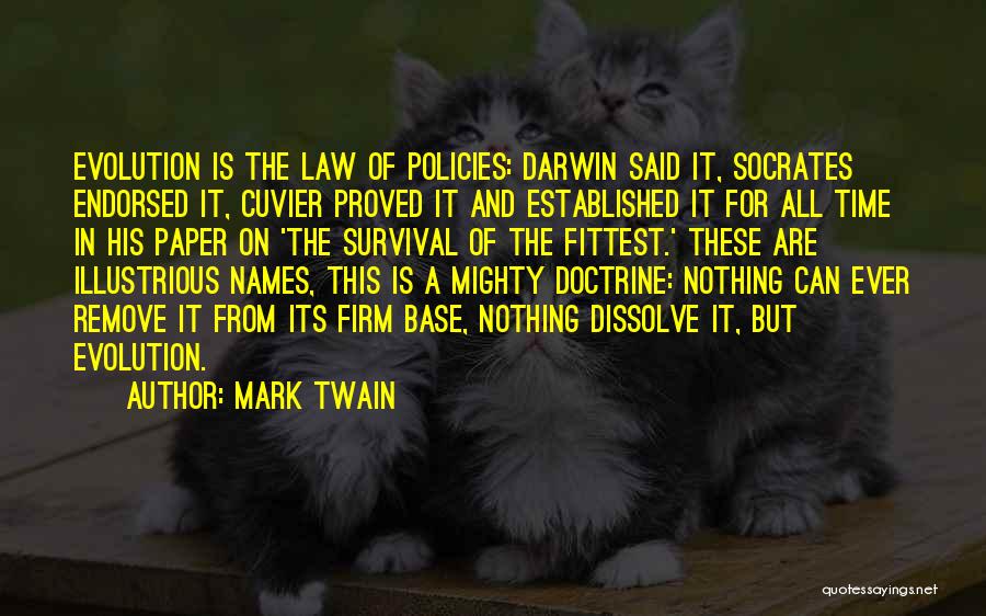 Charles Darwin Biology Quotes By Mark Twain