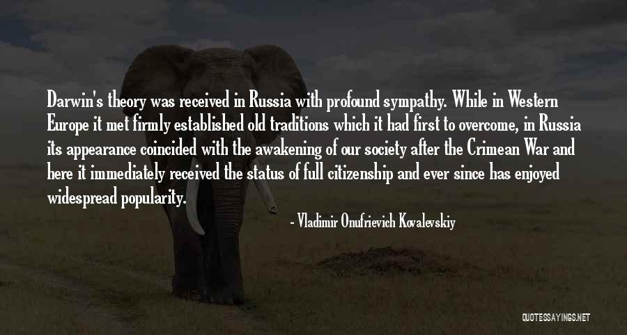 Charles Darwin Biology Quotes By Vladimir Onufrievich Kovalevskiy